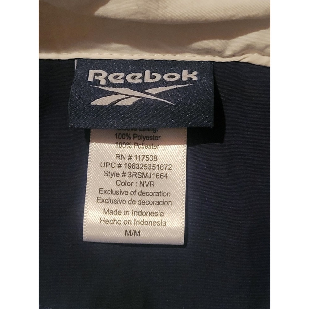 Reebok‎ Men's M Embroidered Logo Classics Lightweight Track Jacket Windbreaker - Picture 2 of 8